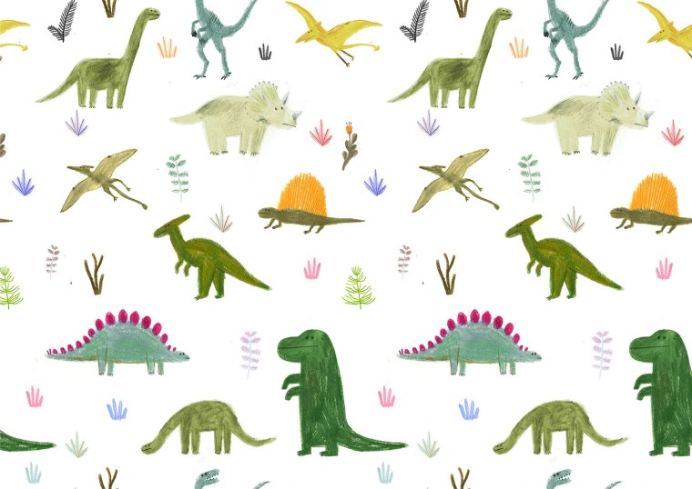 Динозавры принты