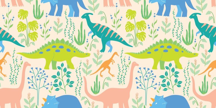 Детские обои с динозаврами