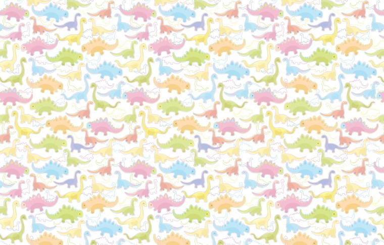 Динозаврики на зеленом фоне