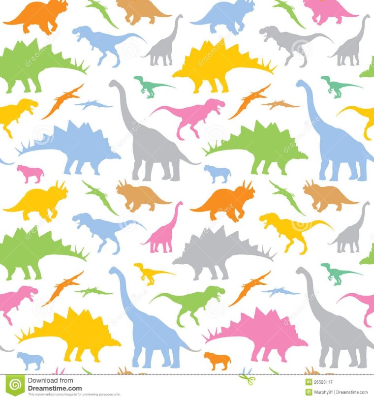 Красочный динозавр