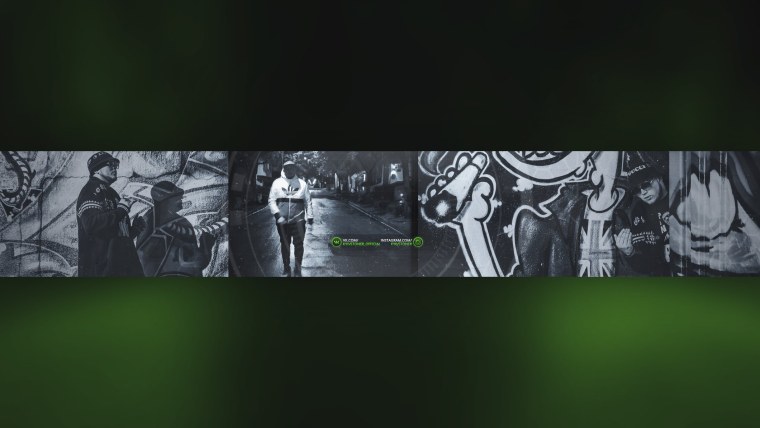 Шапка для канала в стиле