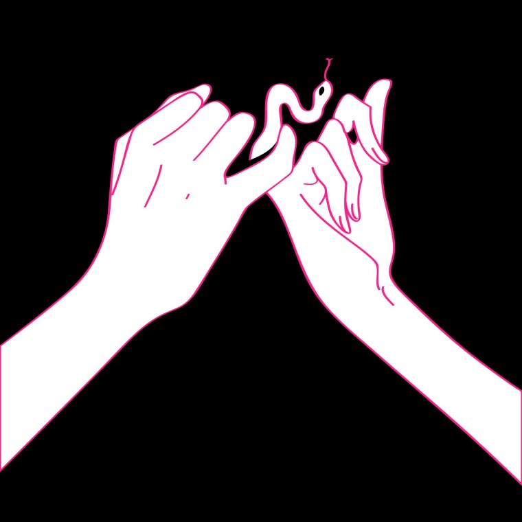 Рука черно белая