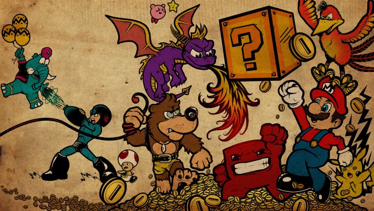 Обои в стиле игр