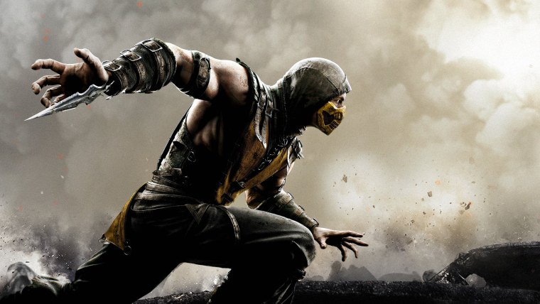 Скорпион Mortal Kombat x 4k