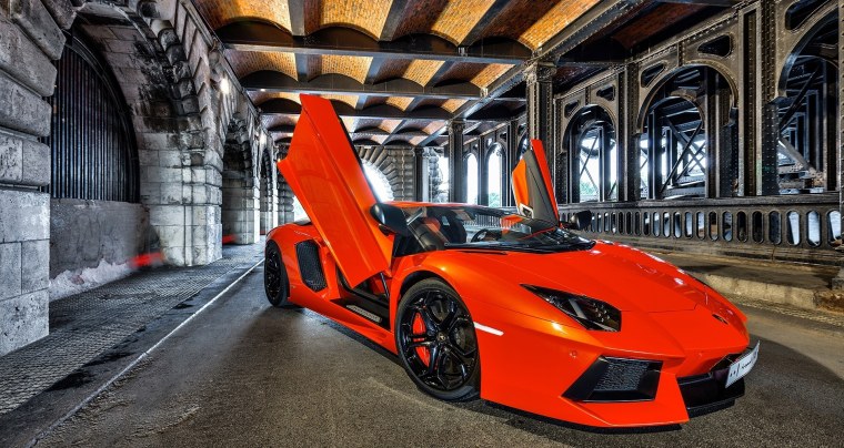 Lamborghini, Orange, Aventador, lp700-4