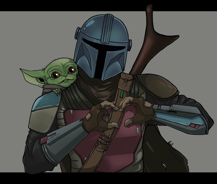 Малыш грогу мандолорец