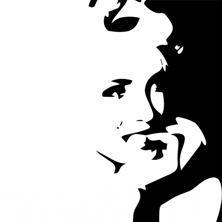 Черно белые силуэты