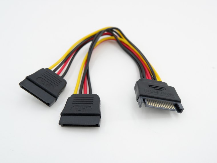 Переходник Molex SATA x2