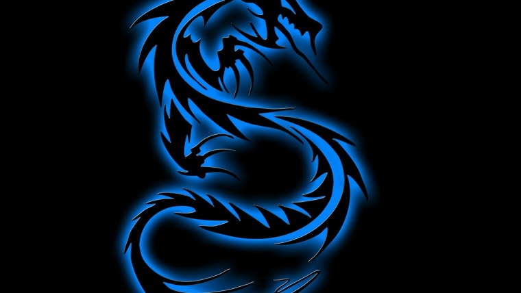 Черно зеленый дракон