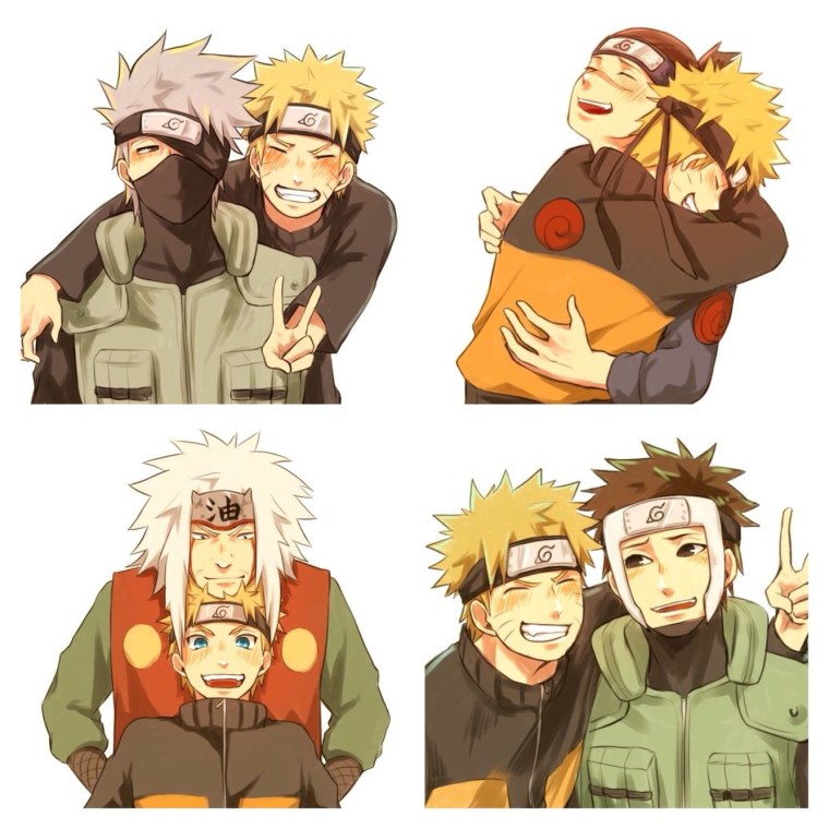 Какаши Саске Джирая Наруто