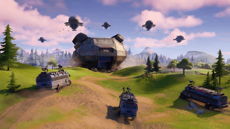 Автобус ФОРТНАЙТ В майнкрафт