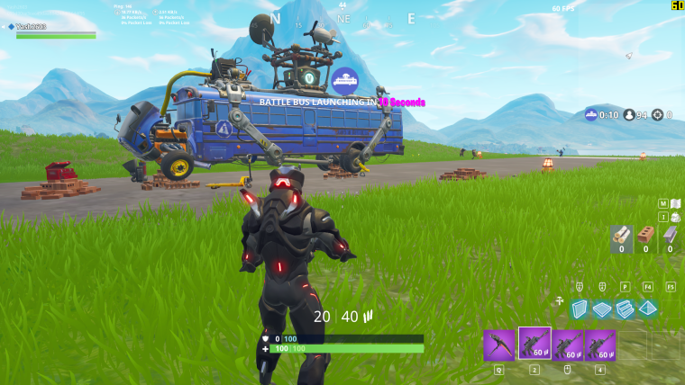 Автобус ФОРТНАЙТ 3д модель