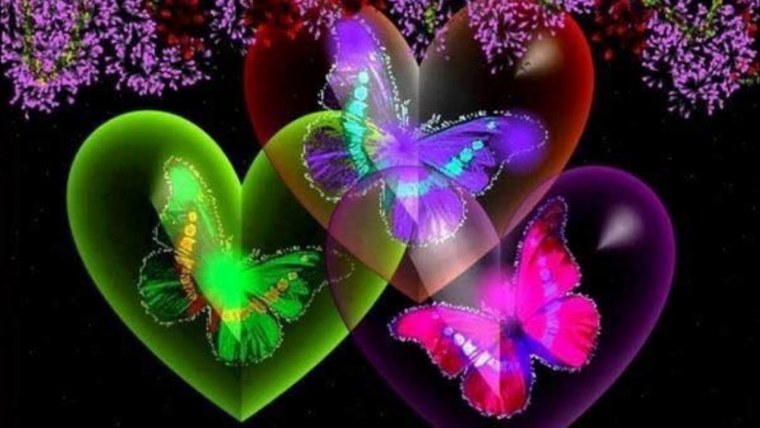 Доброй ночи с бабочками красивые