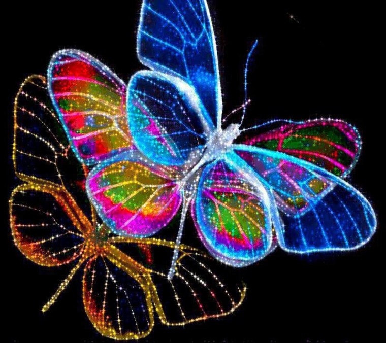 Неоновые бабочки