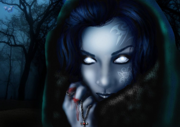 Ведьма с белыми глазами