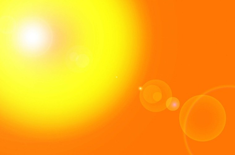 Яркий оранжевый фон