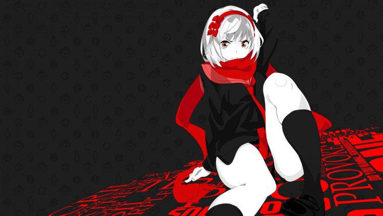 Красно черные обои аниме