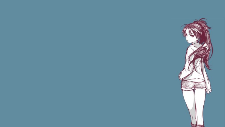 Аниме девушки Минимализм