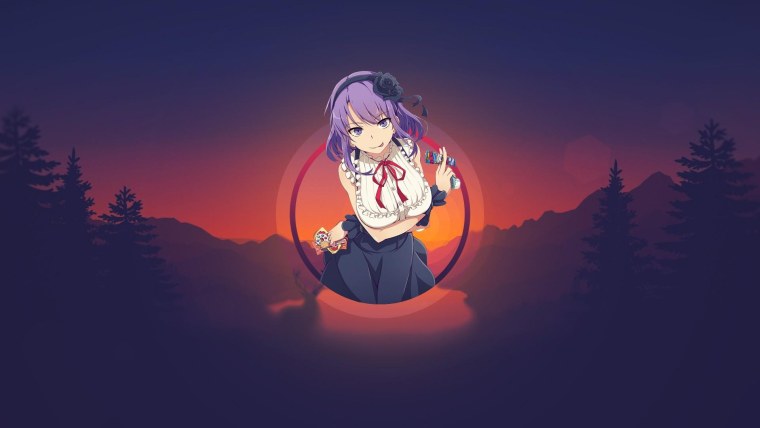 Аниме в круге обои