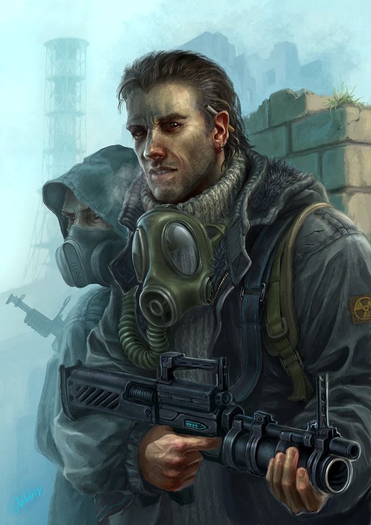 Сталкер 2 наёмник арт