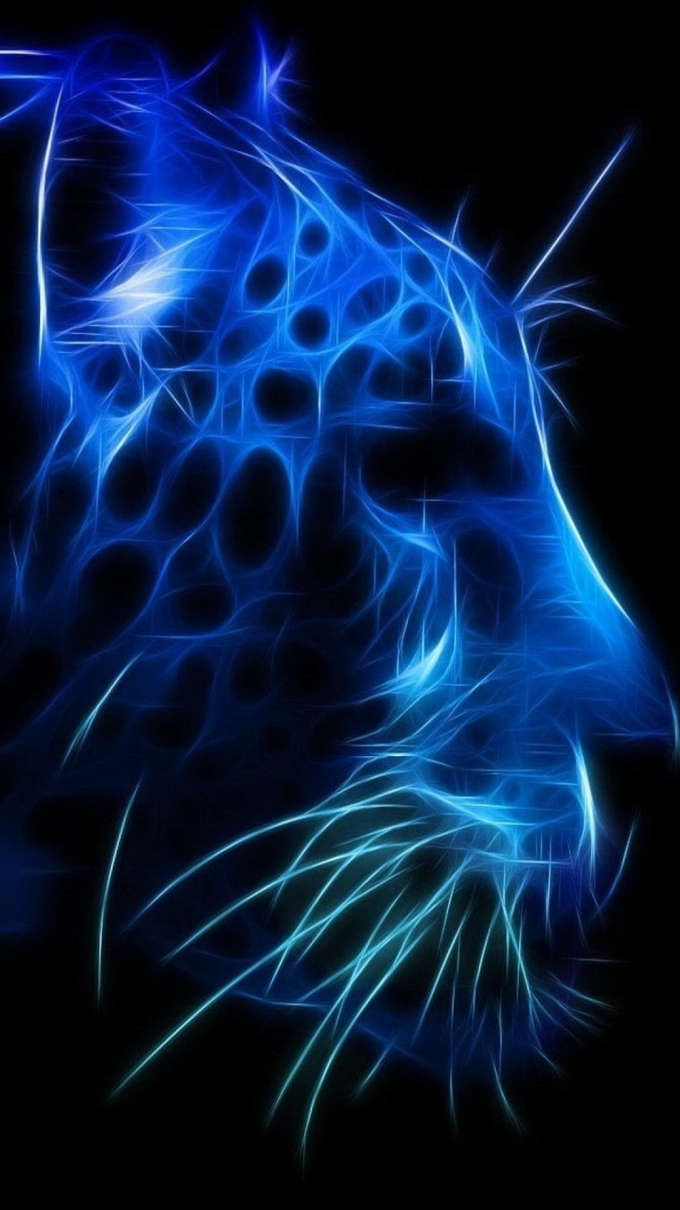 Неоновый леопард