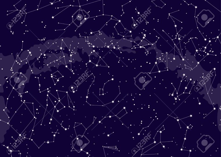 Красивый фон для карты звездного неба