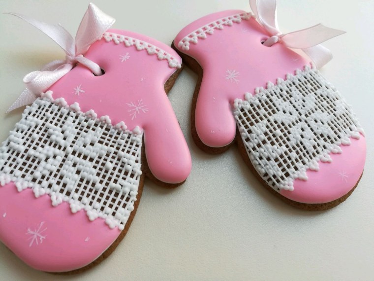 Пряник варежка