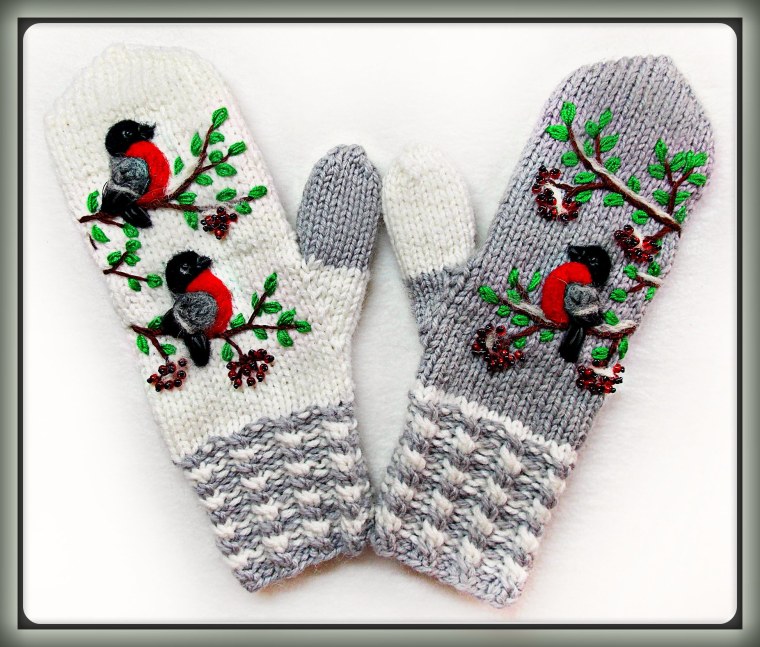 Красивые варежки