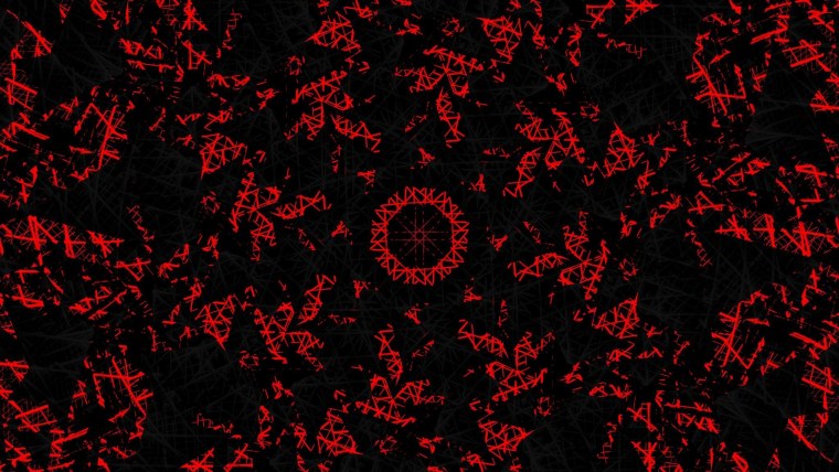 Черно красные кубики