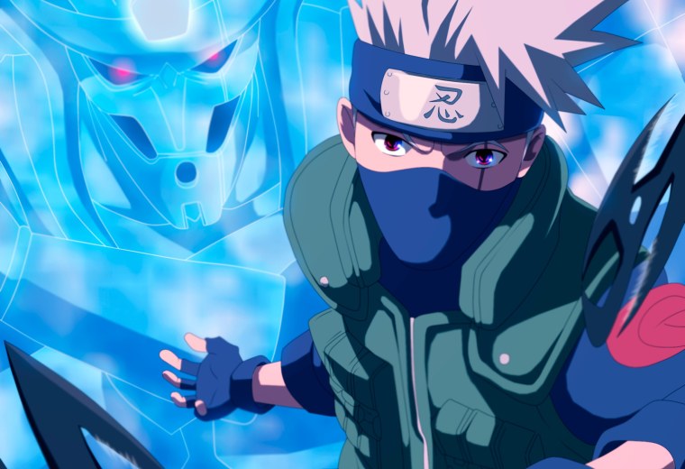 Какаши Хатаке с кунаем