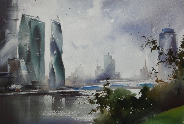 Илья Ибряев городской пейзаж