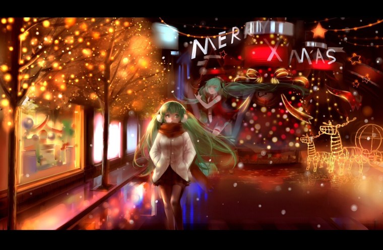 Новый год в стиле аниме