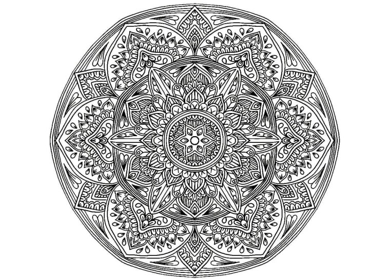 Мандала в цвете красивые