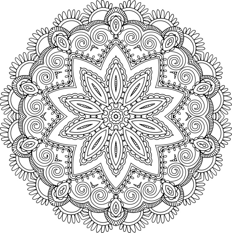 Восьмилепестковая Мандала