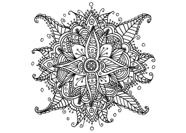 Скетчинг Мандала