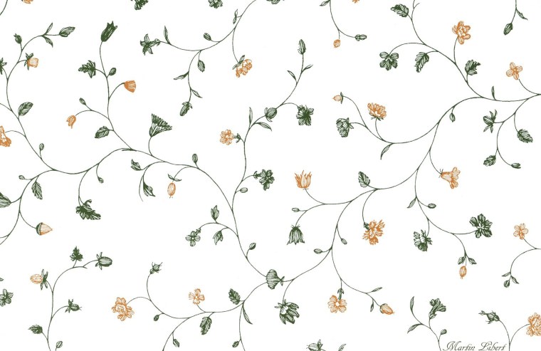 Мелкий цветочный орнамент