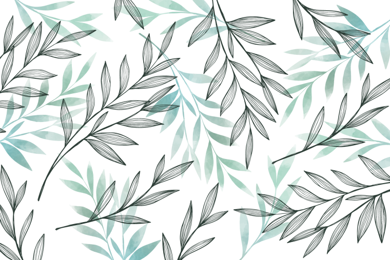 Паттерн листья вектор