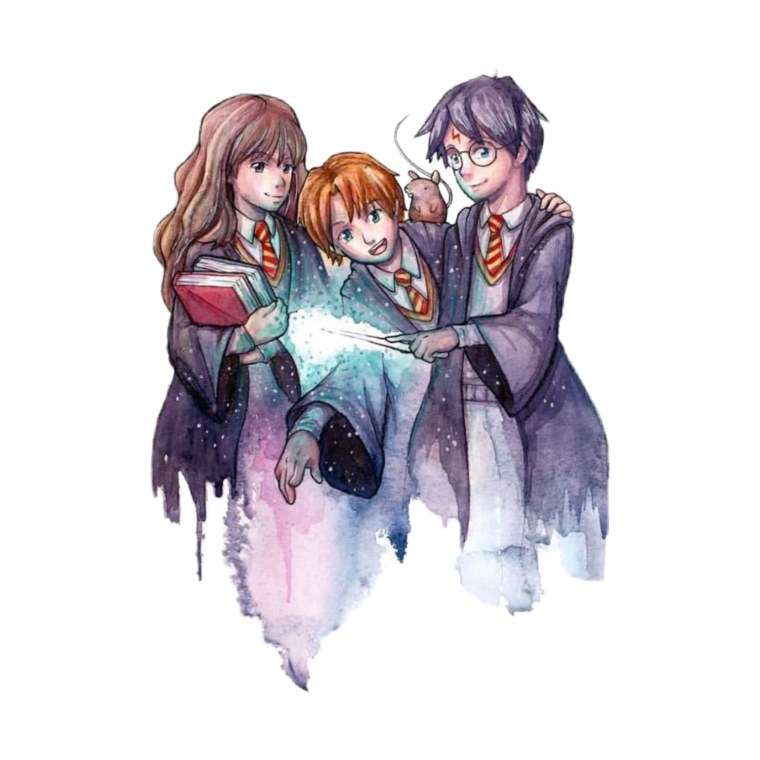 Джинни Уизли на метле