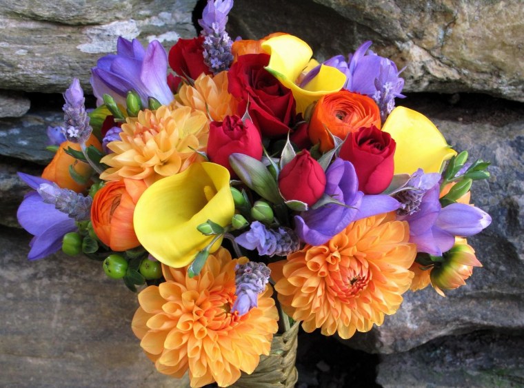 Яркий букет