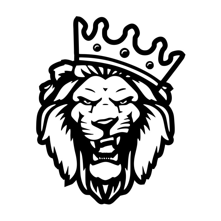 Обои Лев с короной