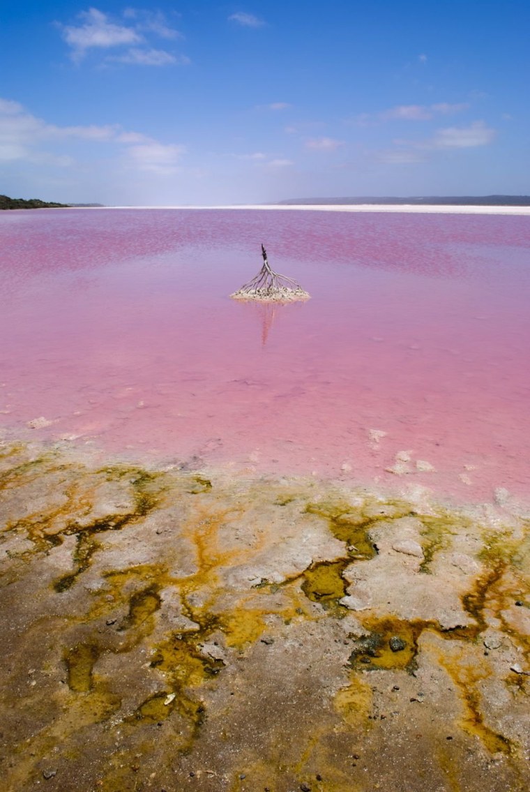 Достопримечательности Австралии озеро Хиллиер