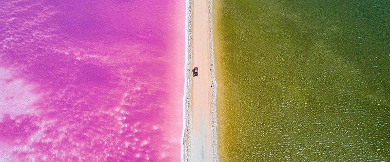 Озеро Хиллер (hillier), Австралия