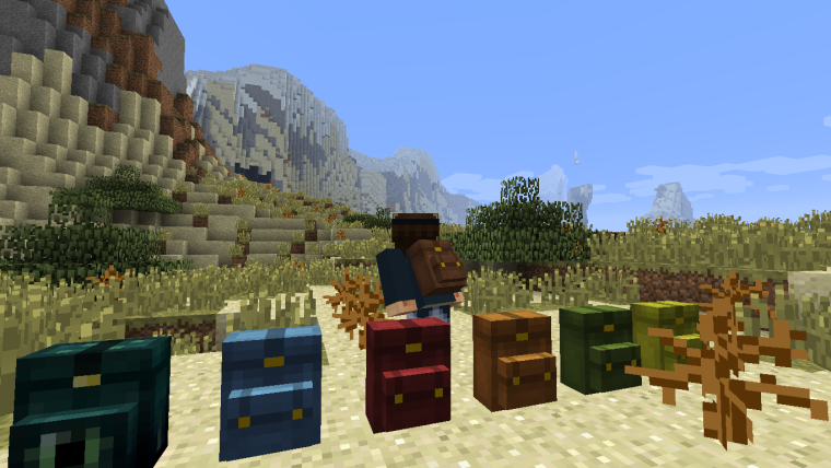 Майнкрафт Backpack Mod